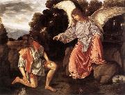 SAVOLDO, Giovanni Girolamo Tobias and the Angel sf Germany oil painting reproduction